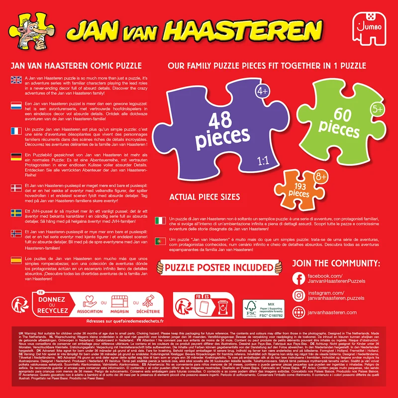 Jan van Haasteren Family - The Playground (300 pieces)