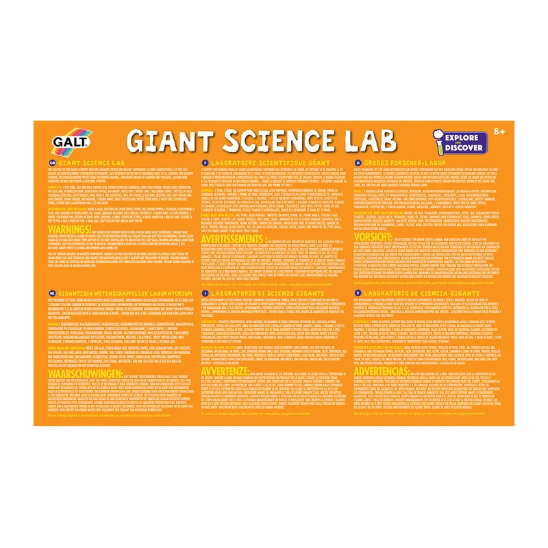 Explore & Discover - Giant Science Lab