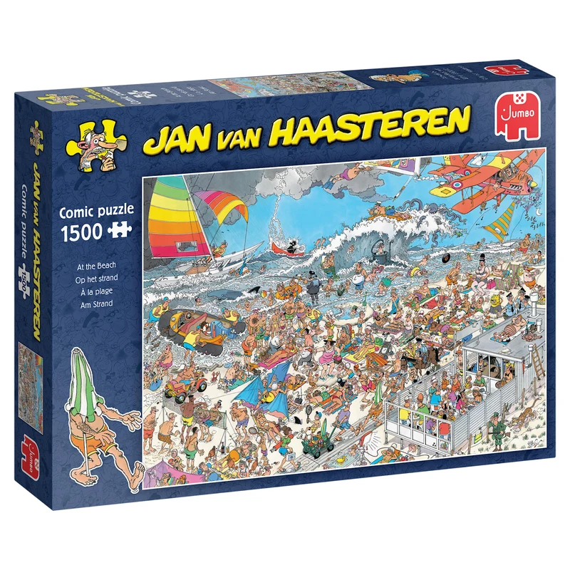 Jan van Haasteren - At the Beach (1500 pieces)