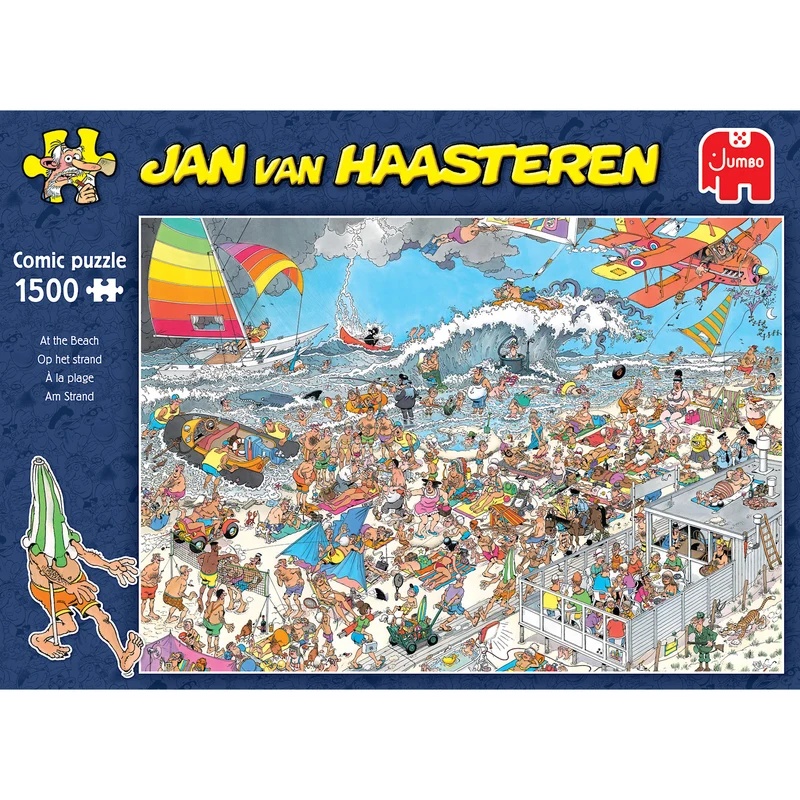Jan van Haasteren - At the Beach (1500 pieces)