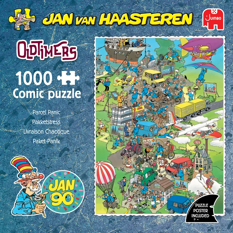 Jan van Haasteren Oldtimer - Parcel Panic (1000 pieces)