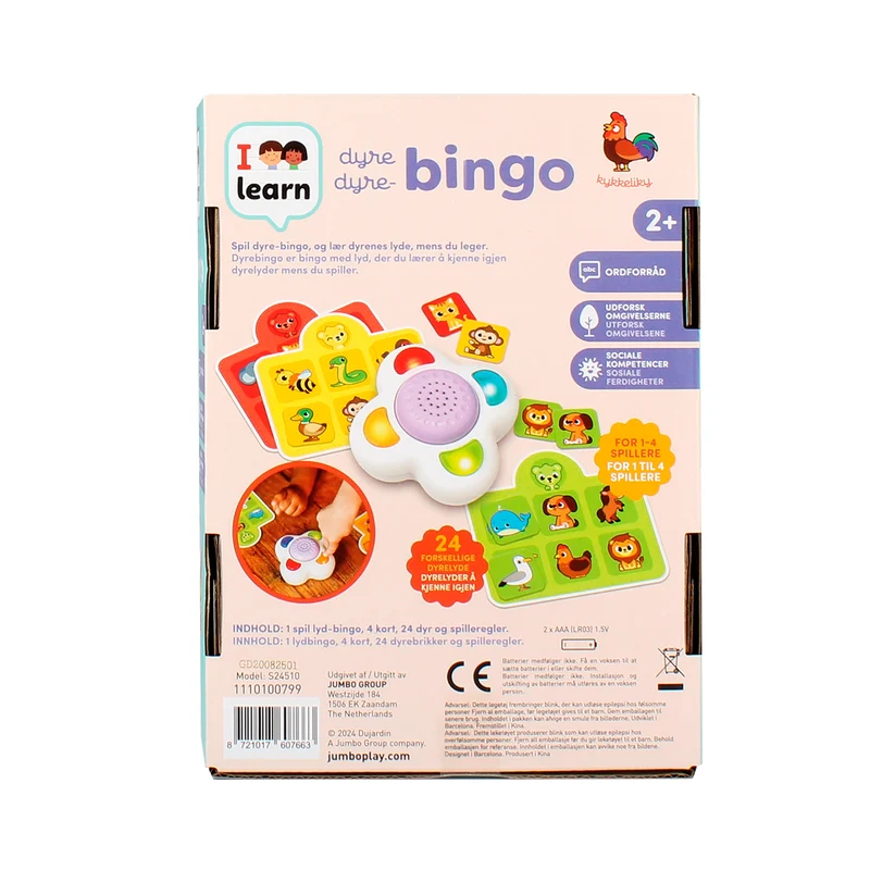 I Learn - Animal Bingo (DK & NO)