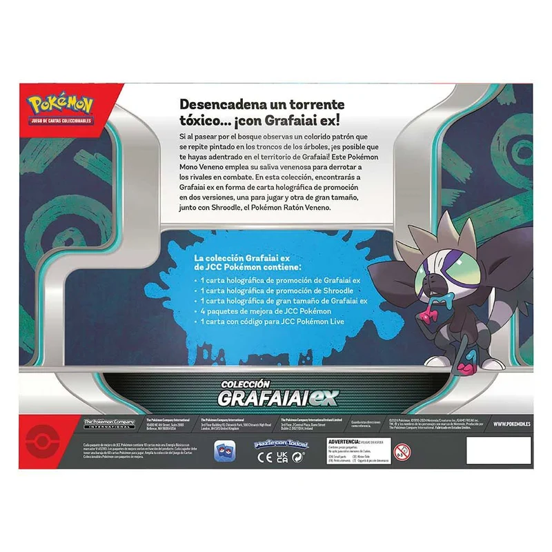 Blister Cartas Grafaiai Ex - Pokémon TCG (ES)
