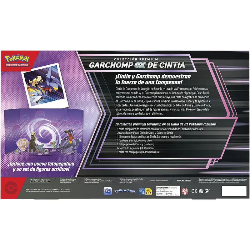 Blister Cartas Garchomp Ex de Cintia - Pokémon TCG (ES)