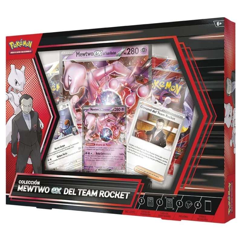 Blister Cartas Mewtwo Ex del Team Rocket - Pokémon TCG (ES)