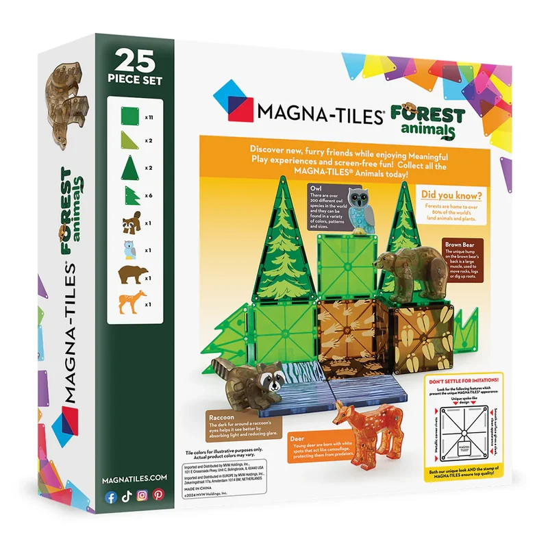 Magna-T Forest Animals Set 25 piezas