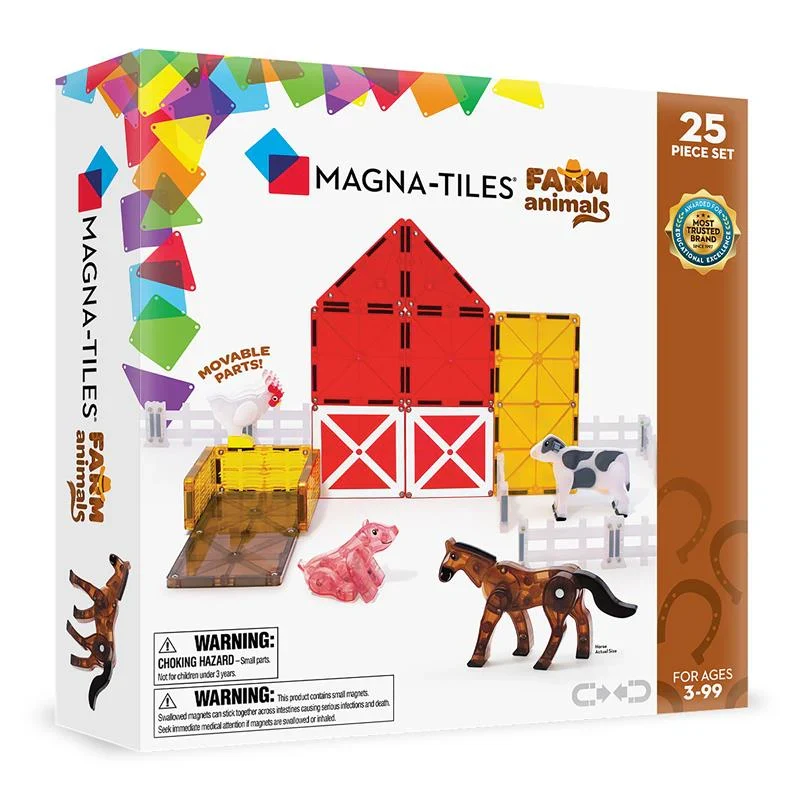 Magna-T Farm Animals Set 25 piezas