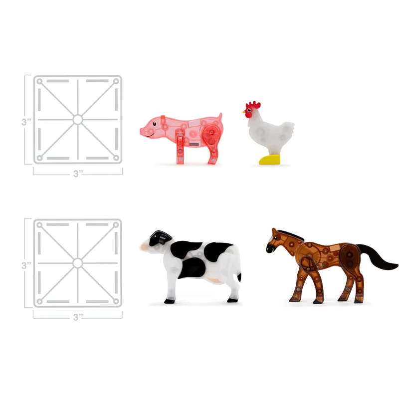 Magna-T Farm Animals Set 25 piezas