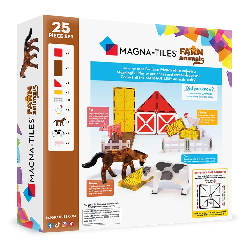 Magna-T Farm Animals Set 25 piezas