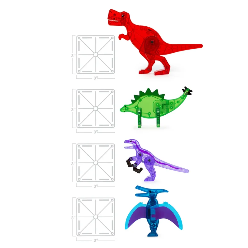 Magna-T Dino World Set 40 piezas