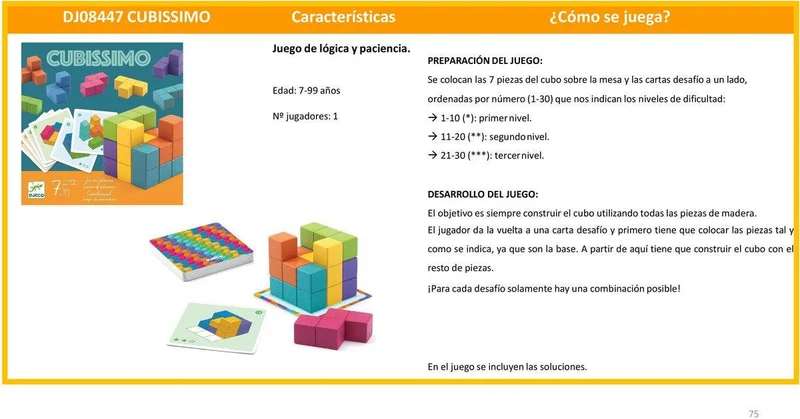 Juego Cubissimo · DJECO