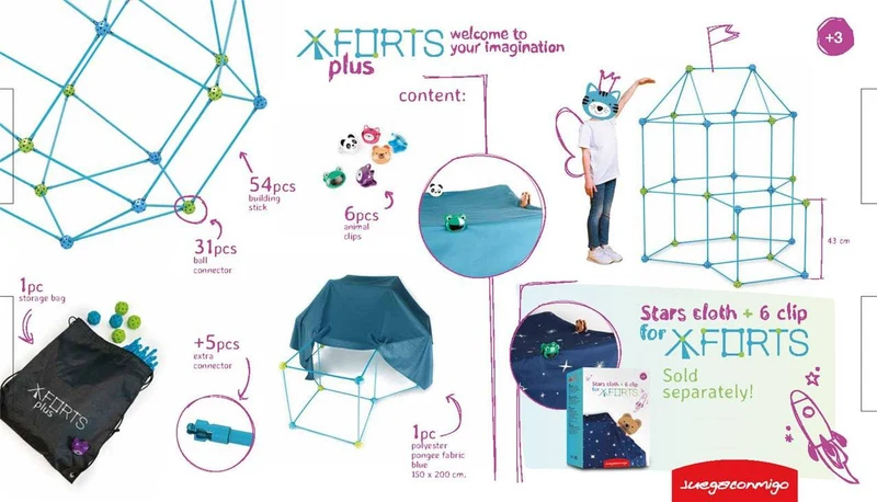 XForts Set 85 piezas