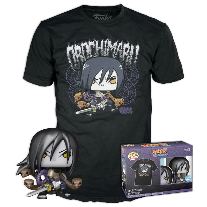 Set Funko Pop y Camiseta Orochimaru - Naruto Shippuden
