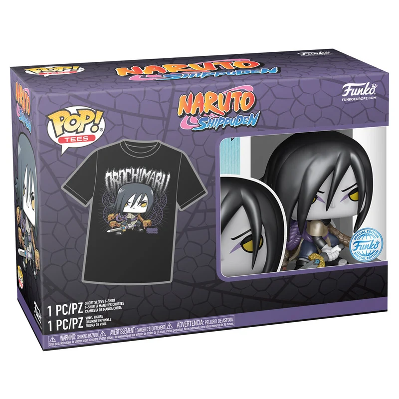 Set Funko Pop y Camiseta Orochimaru - Naruto Shippuden