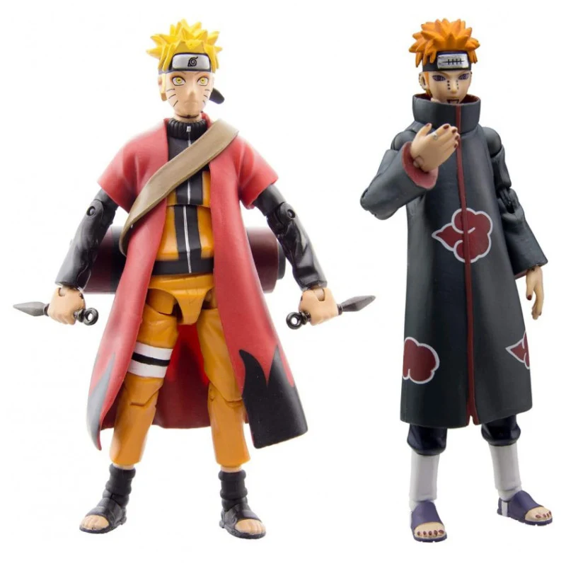 Set 2 Figuras Naruto vs Pain - Naruto Shippuden 10cm