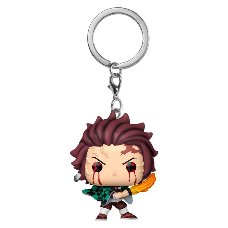 Llavero Pocket Pop Tanjiro Kamado Combate - Demon Slayer