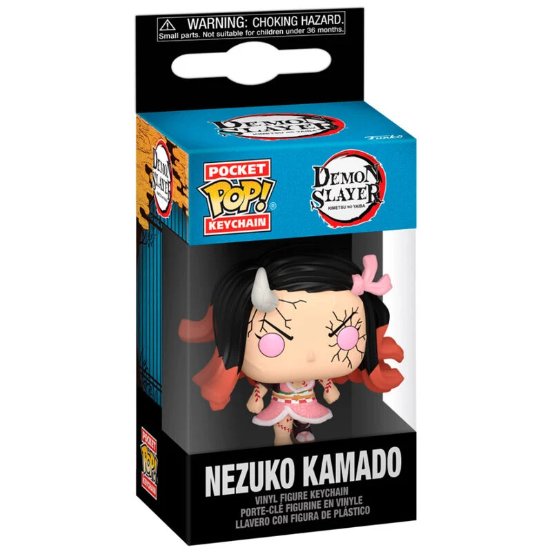 Llavero Pocket Pop Nezuko Kamado Demonio - Demon Slayer