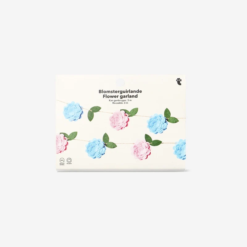 Reusable flower garland - 300 cm
