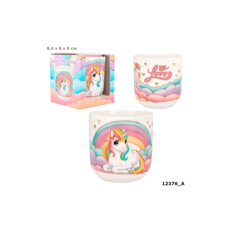 Ylvi taza Unicornio sin asa
