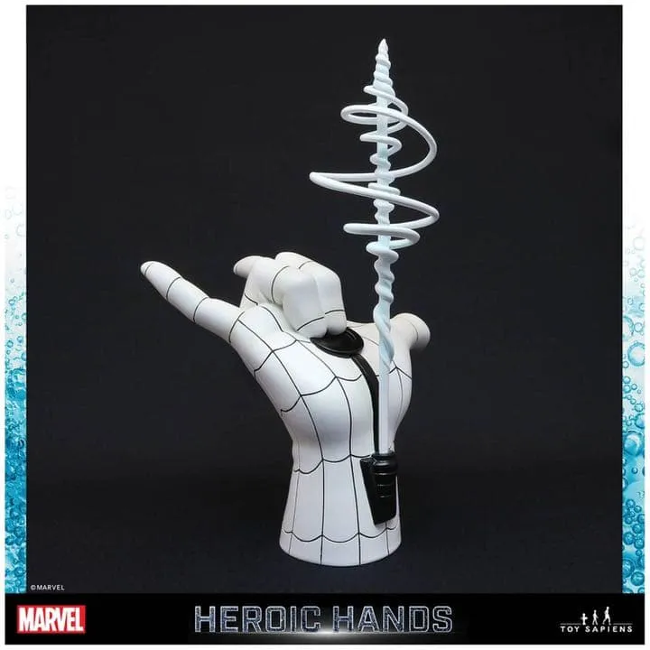 Estatua Heroin Hands Blanca Spiderman - Marvel 26cm