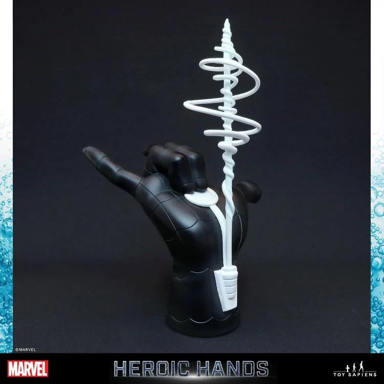 Estatua Heroic Hands Negro Spiderman - Marvel 26cm