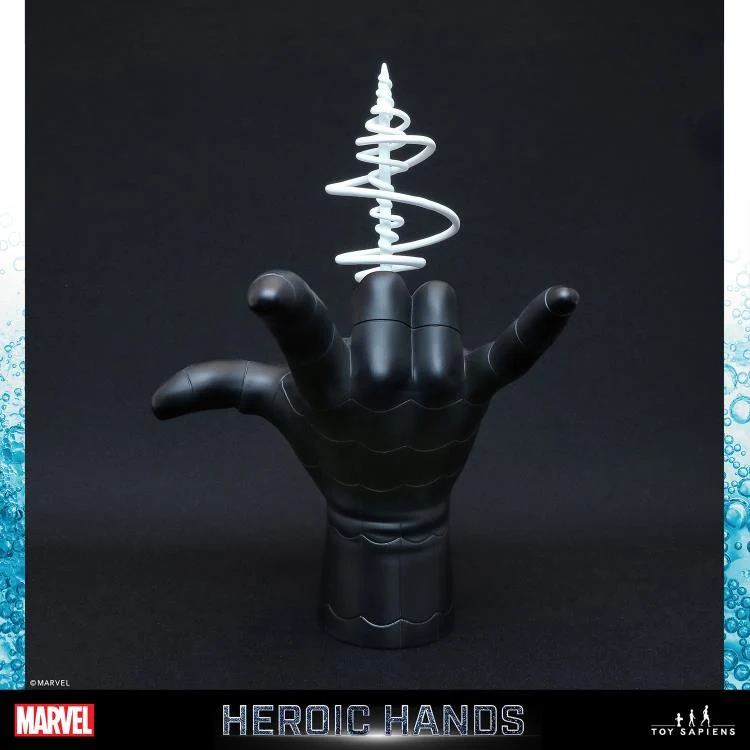 Estatua Heroic Hands Negro Spiderman - Marvel 26cm