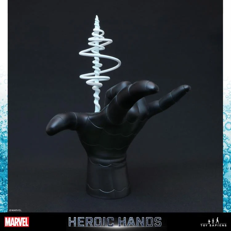 Estatua Heroic Hands Negro Spiderman - Marvel 26cm