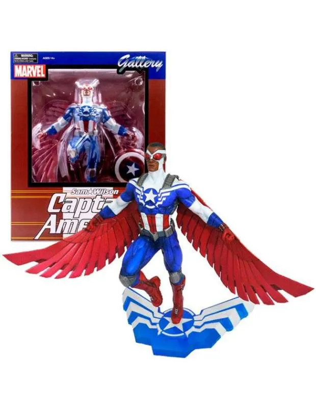Figura Sam Wilson - Capitán América Marvel Gallery 25cm