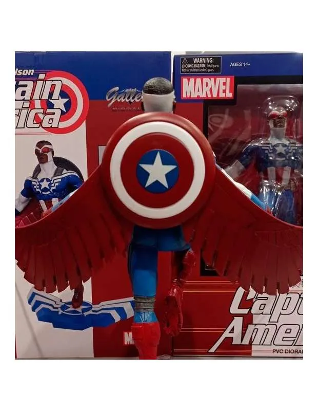 Figura Sam Wilson - Capitán América Marvel Gallery 25cm