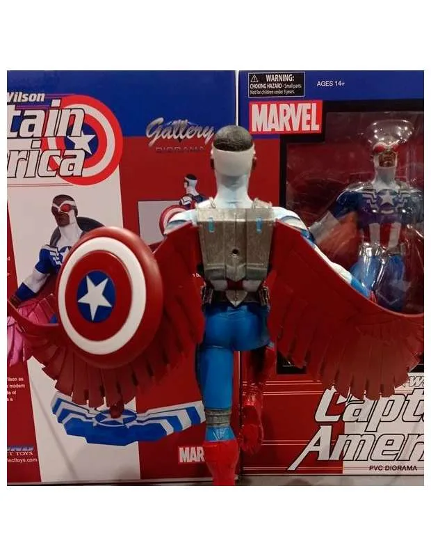 Figura Sam Wilson - Capitán América Marvel Gallery 25cm