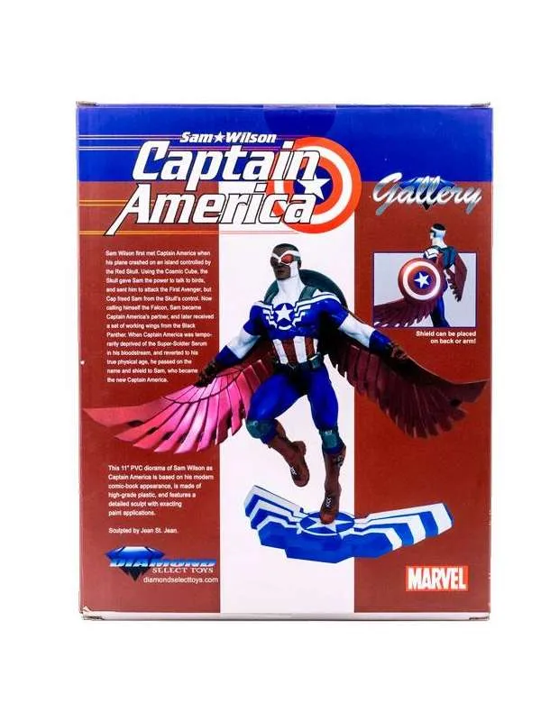 Figura Sam Wilson - Capitán América Marvel Gallery 25cm