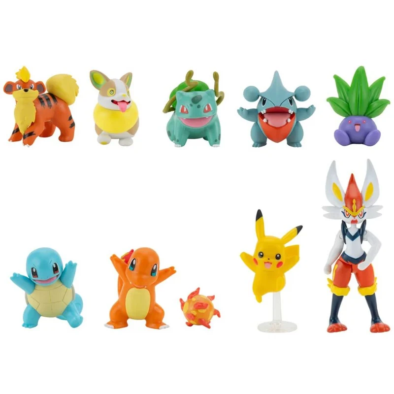 Blister 10 Figuras Battle Ready - Pokémon