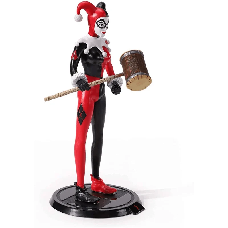 DC Comics Figura Bendyfig Harley Quinn Jester Outfit 19 cm