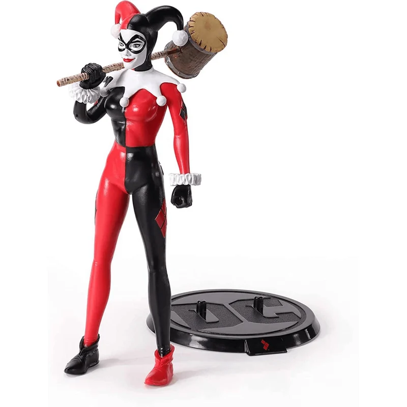DC Comics Figura Bendyfig Harley Quinn Jester Outfit 19 cm
