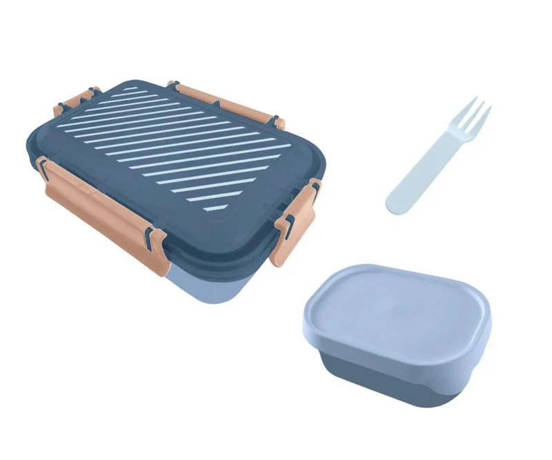Caja Almuerzo Bento Big Stripes Blue
