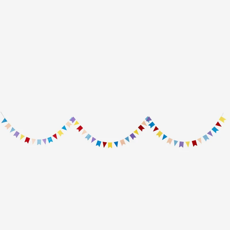 Fabric garland. 400 cm