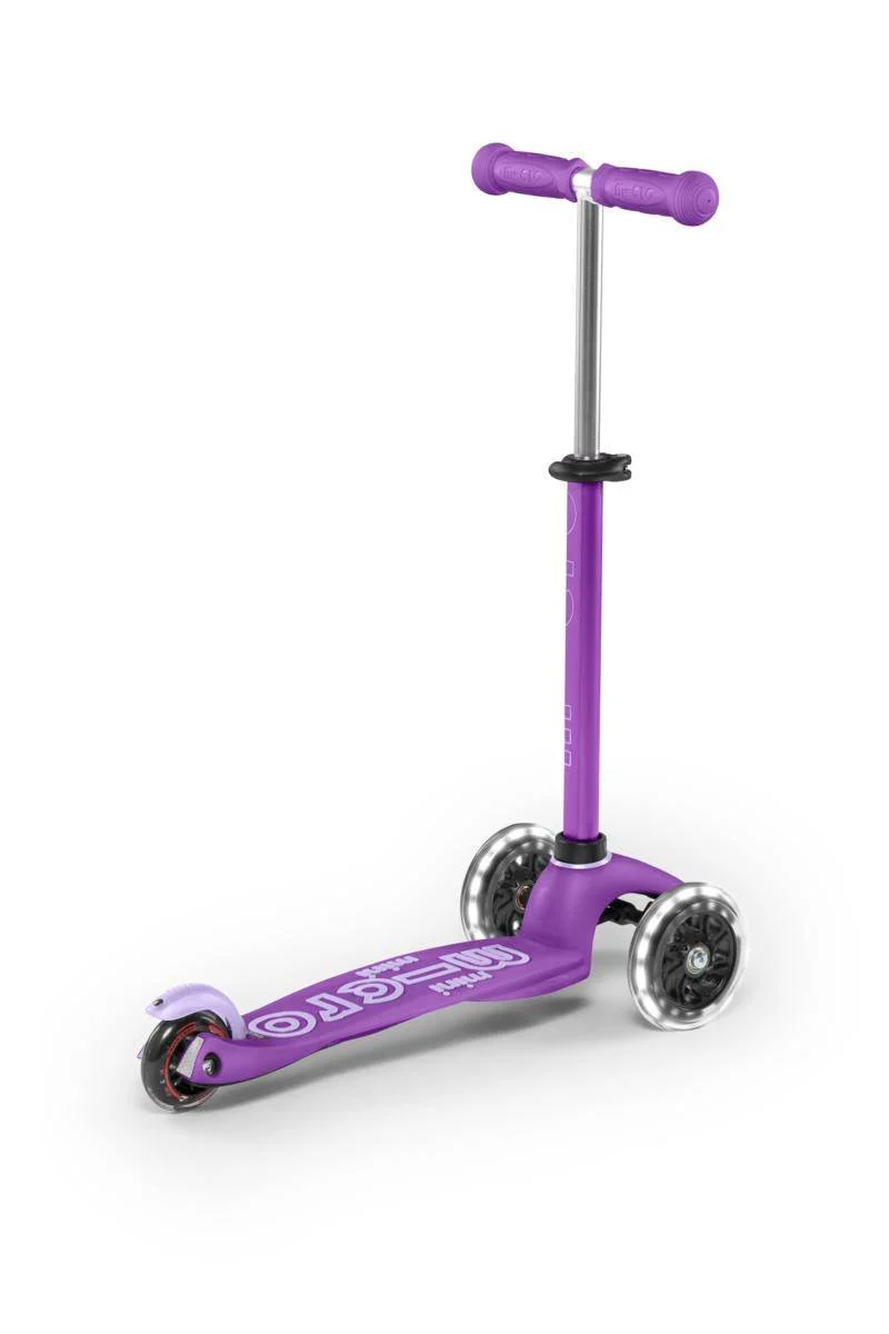 Patinete Mini Deluxe LED · Lila