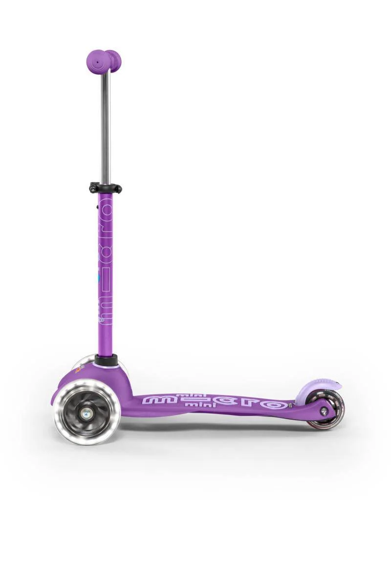 Patinete Mini Deluxe LED · Lila
