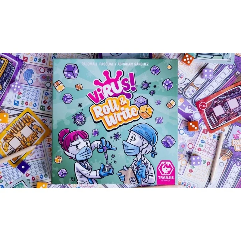 Virus Roll Write - Juego de Mesa