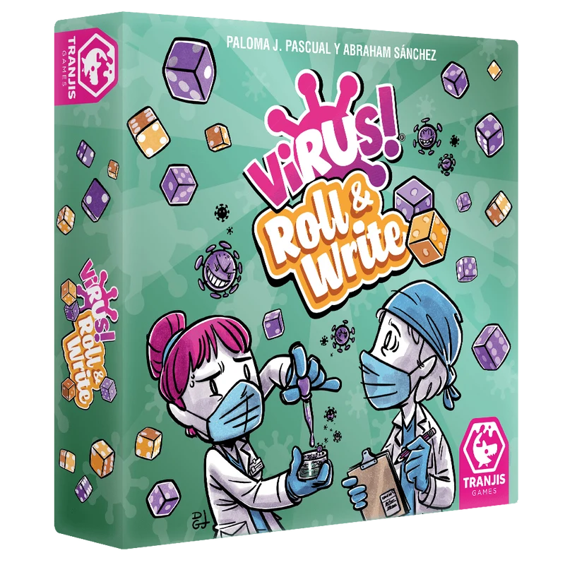 Virus Roll Write - Juego de Mesa