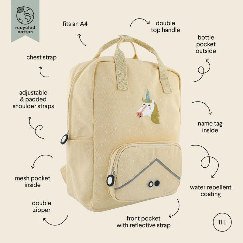 Mochila Grande Unicornio · Trixie