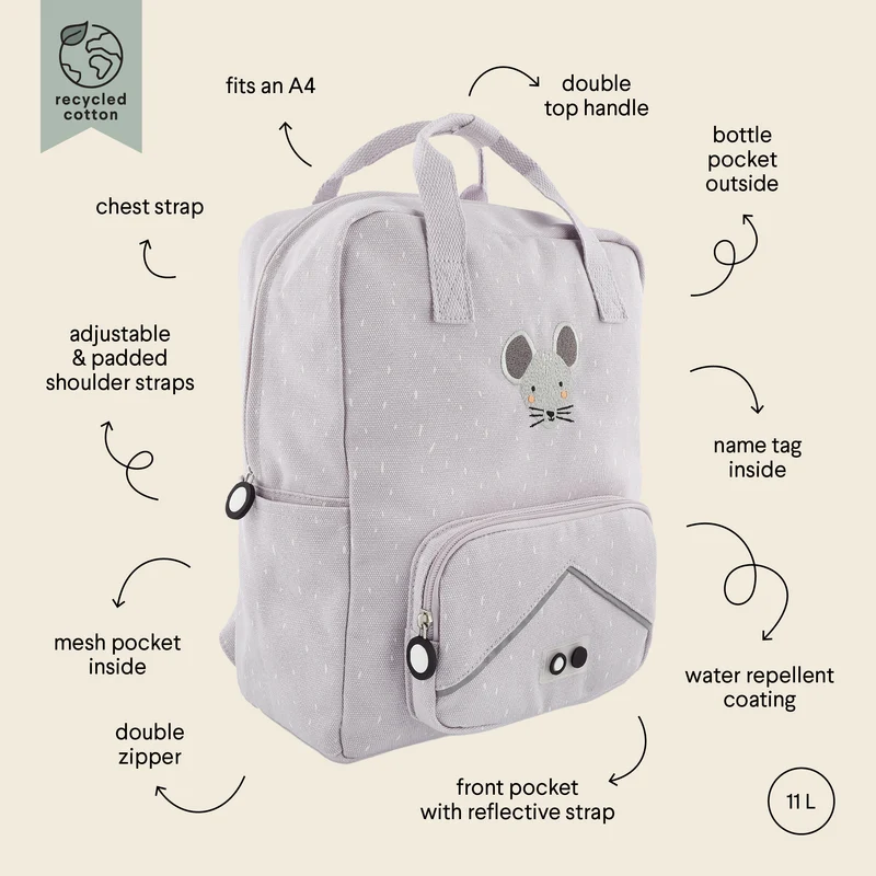 Mochila Grande Mouse · Trixie