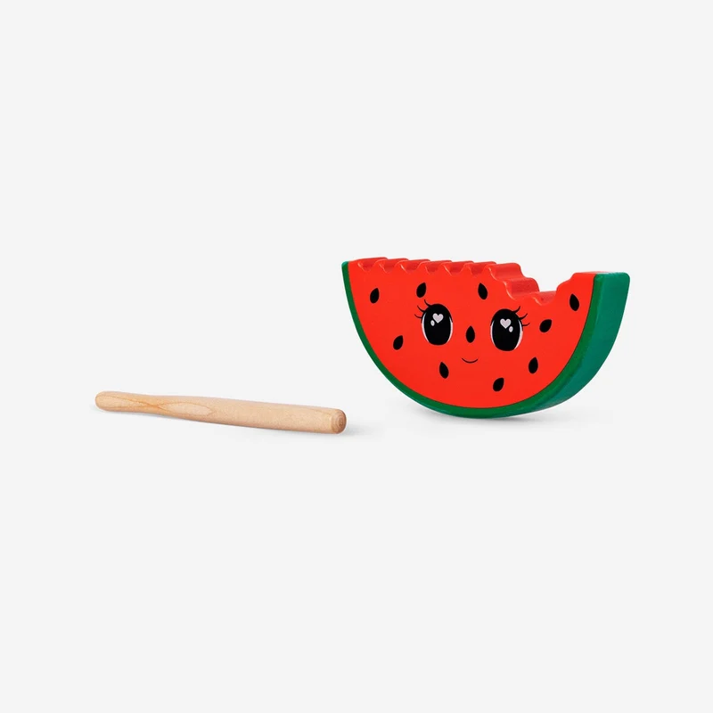 Wooden watermelon percussion