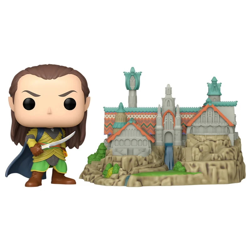 Funko Pop Town Elrond en Rivendel 1747 - El Señor de los Anillos Lord