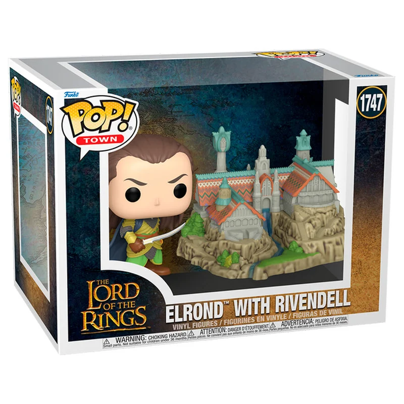 Funko Pop Town Elrond en Rivendel 1747 - El Señor de los Anillos Lord