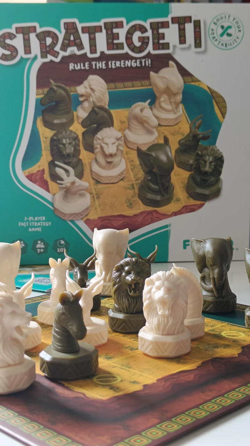 Strategeti - Juego de mesa - FlexiQ - 2 jugadores - 7+ años - 10 min