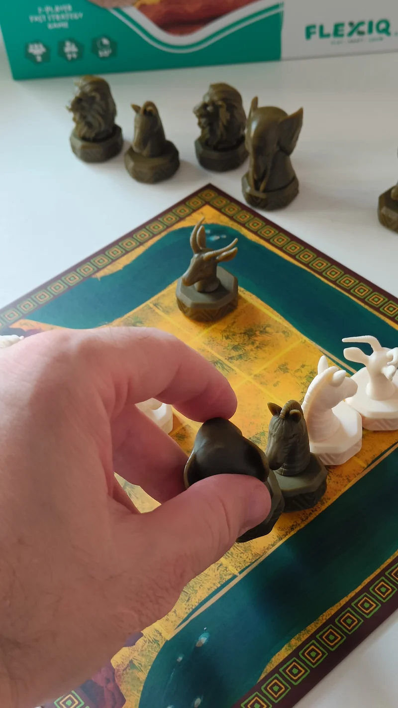 Strategeti - Juego de mesa - FlexiQ - 2 jugadores - 7+ años - 10 min
