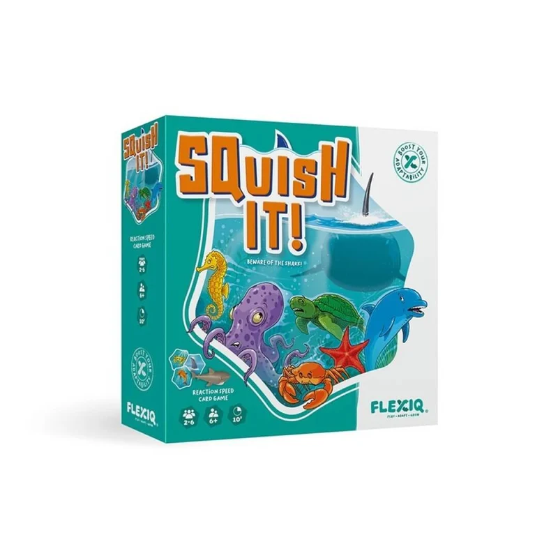 Squish It! - Juego de mesa - FlexiQ - 2-6 jugadores - 6+ años - 10 min