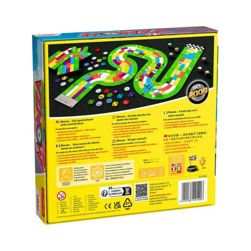 Monza Internacional - Juego de mesa - Haba - 2-6 jugadores - 5+ años - 15 min