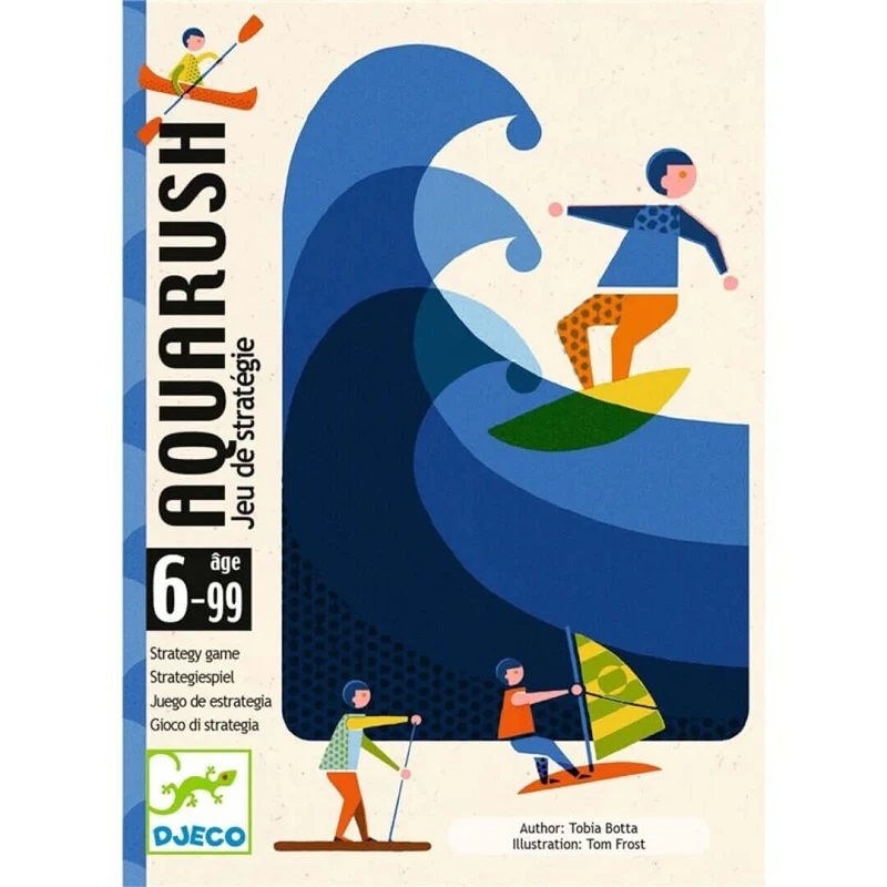 Aquarush - Juego de mesa - Djeco - 2-4 jugadores - 6+ años - 10 min